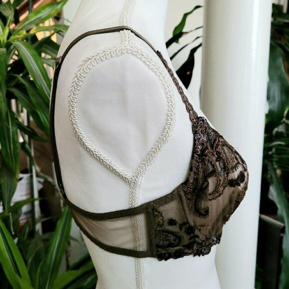 Argentovivo Luxury Designer Italian Lace Bra 34C - Picture 5 of 10
